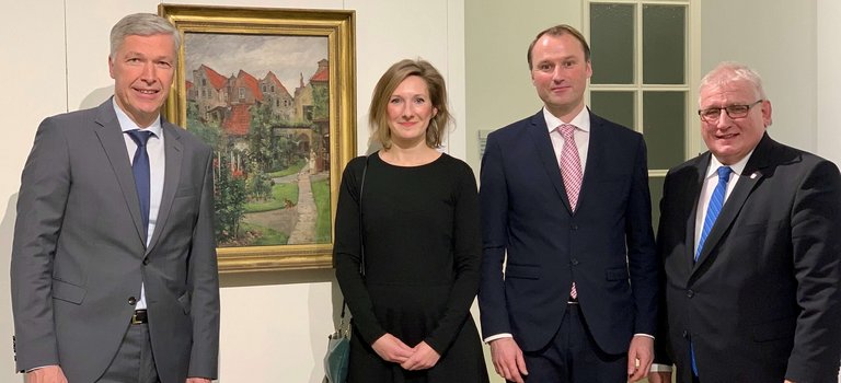 Ausstellungseröffnung im schleswig-holsteinischen Landeshaus am 12.11.2019