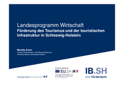 Förderung des Tourismus und der touristischen Infrastruktur  in Schleswig-Holstein herunterladen