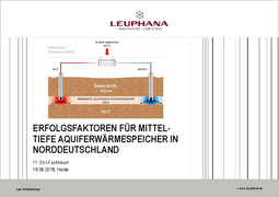 Erfolgsfaktoren für mitteltiefe Aquiferwärmespeicher in Norddeutschland herunterladen