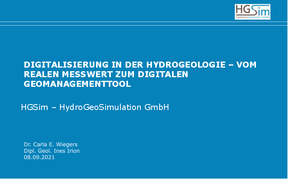 Digitalisierung in der Hydrogeologie - Vom realen Messwert zum digitalen Geomanagementtool herunterladen