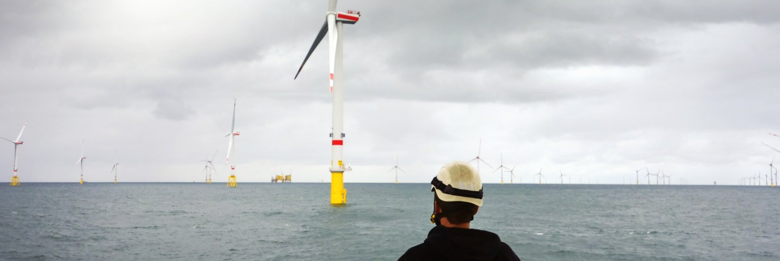 Mitarbeiter im Offshore-Windpark