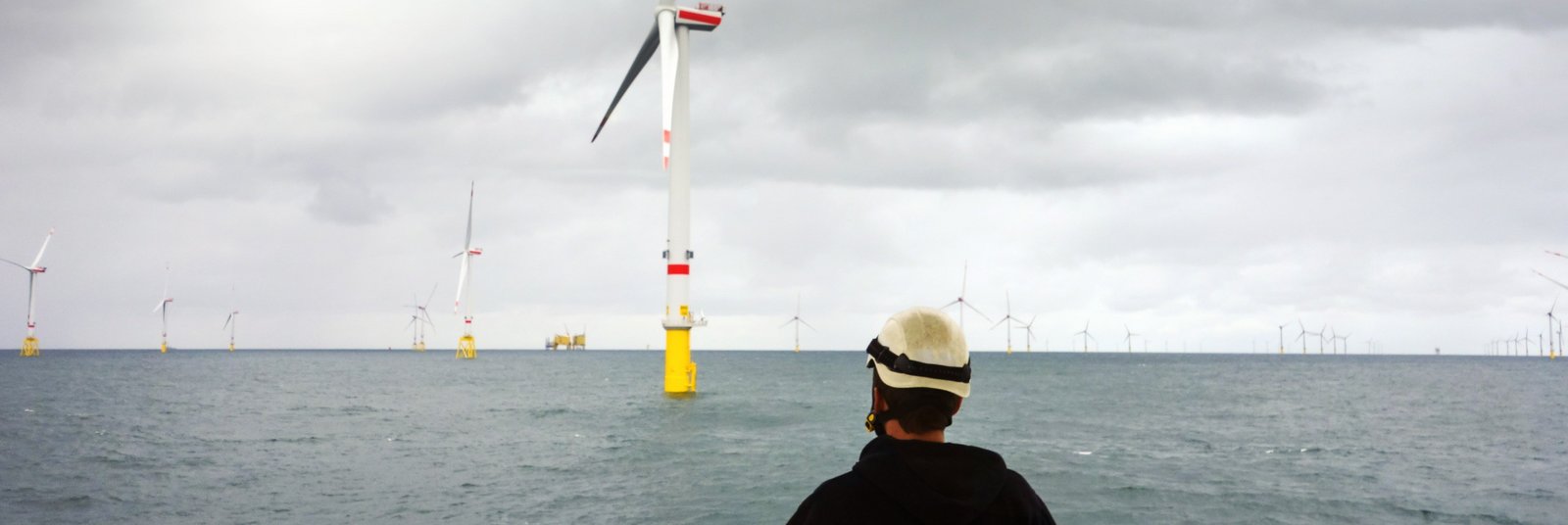 Mitarbeiter im Offshore-Windpark