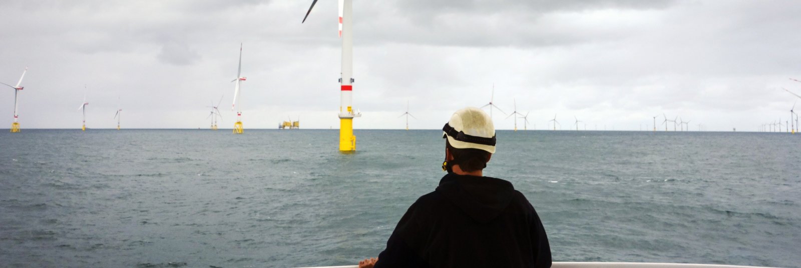 Mitarbeiter im Offshore-Windpark